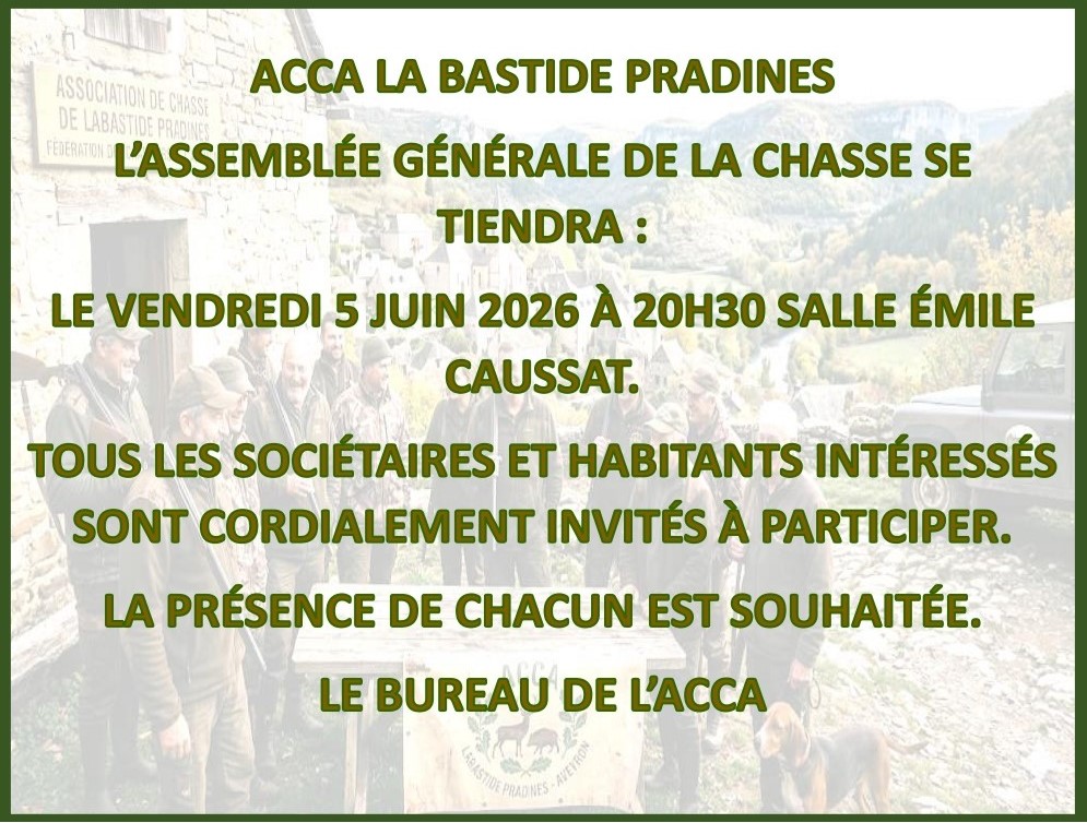 ACCA LA BASTIDE PRADINES