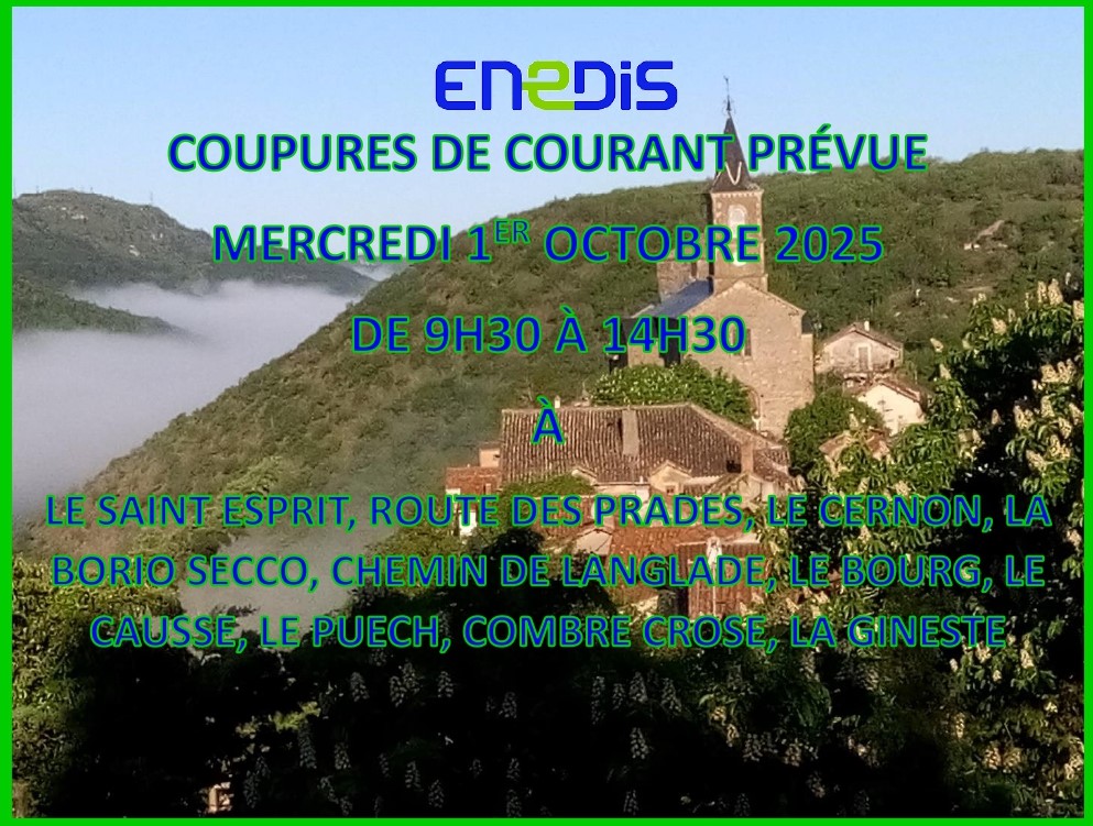 COUPURES DE COURANT